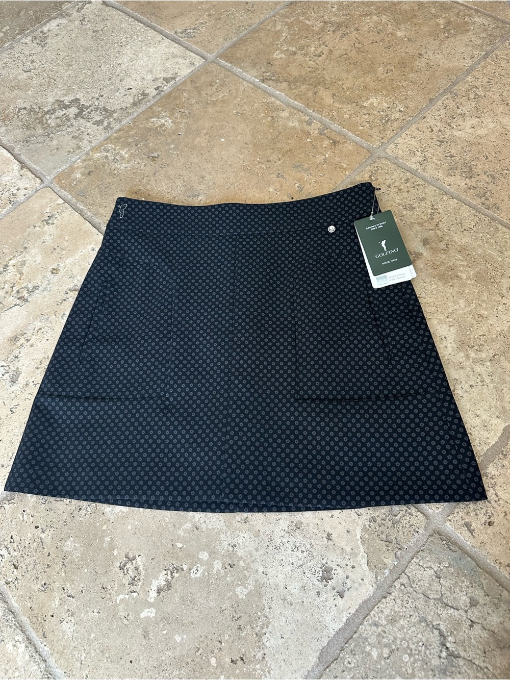 Golfino Black Mini Skort
